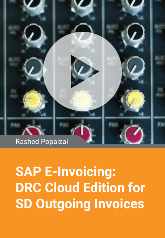SAP E-Invoicing: DRC Cloud Edition for SD Outgoing Invoices